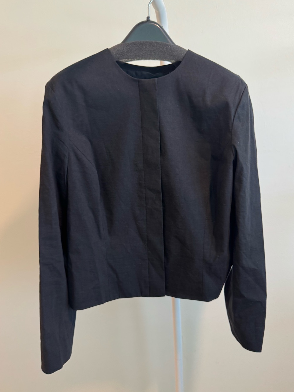 Theory Black Women's Minimalist Jacket size 14 NWT - Crop peplum good crunch